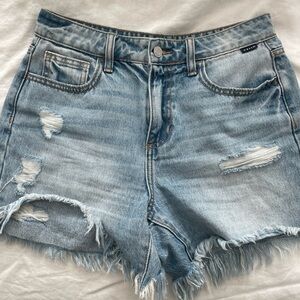 Classic Blue Jean Cutoff Shorts